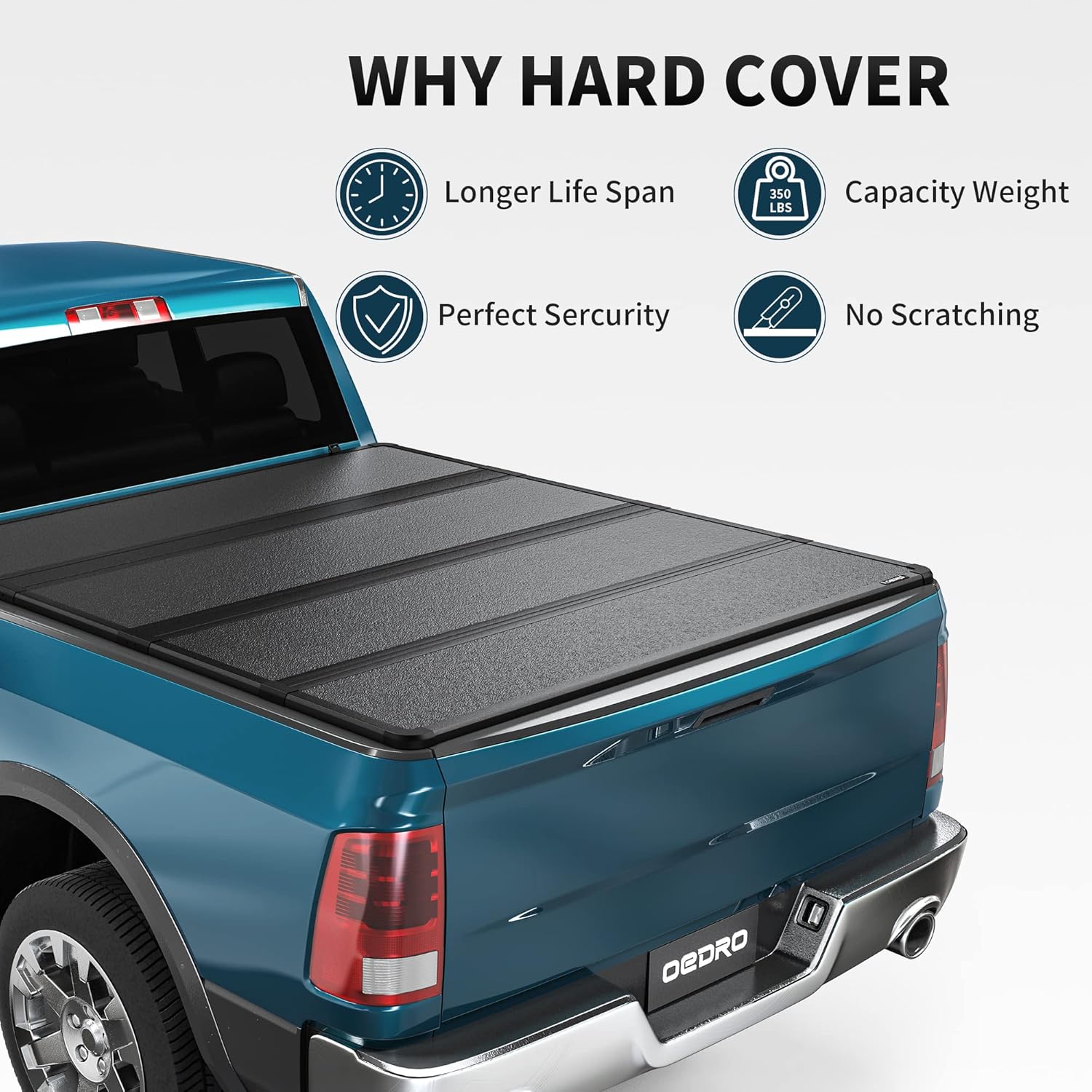 Hard Quad-fold Truck Bed Tonneau Cover O17335