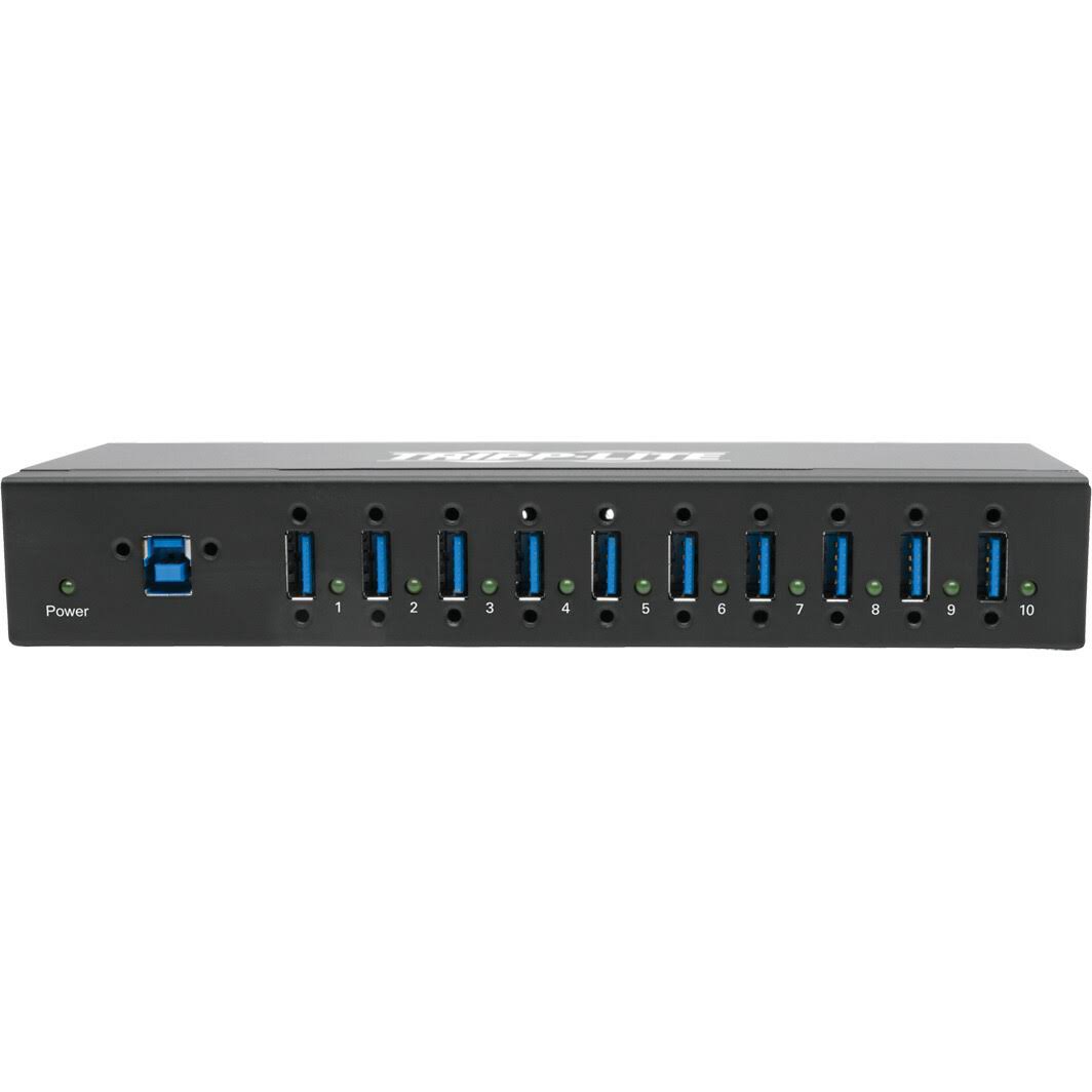 Iron Housing USB 3.0 Mountable Hub with 10 Ports Q689349