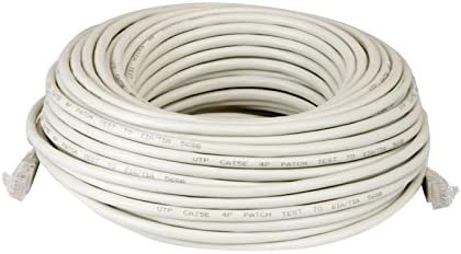 60FT Cat6 Ethernet Patch Cable UTP 550Mhz RJ45 Network Wire (4 Pack) O162769