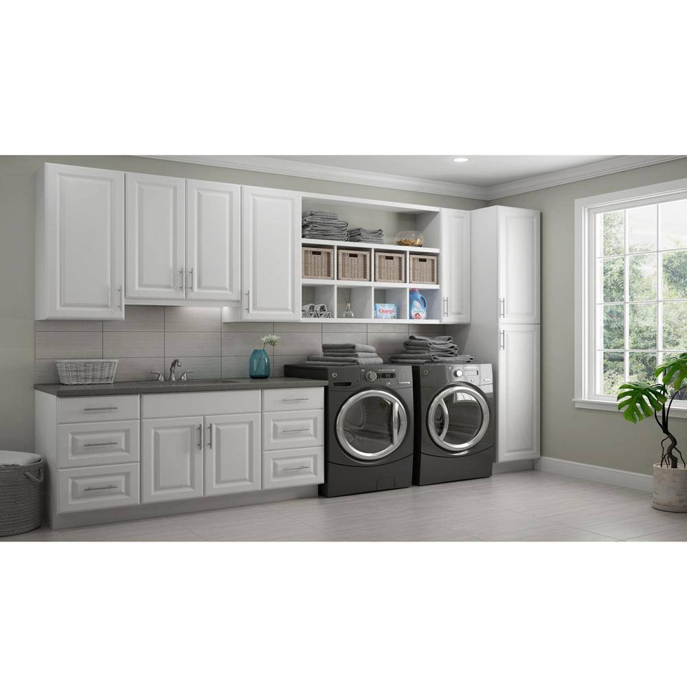 White Hampton Base Cabinet E841