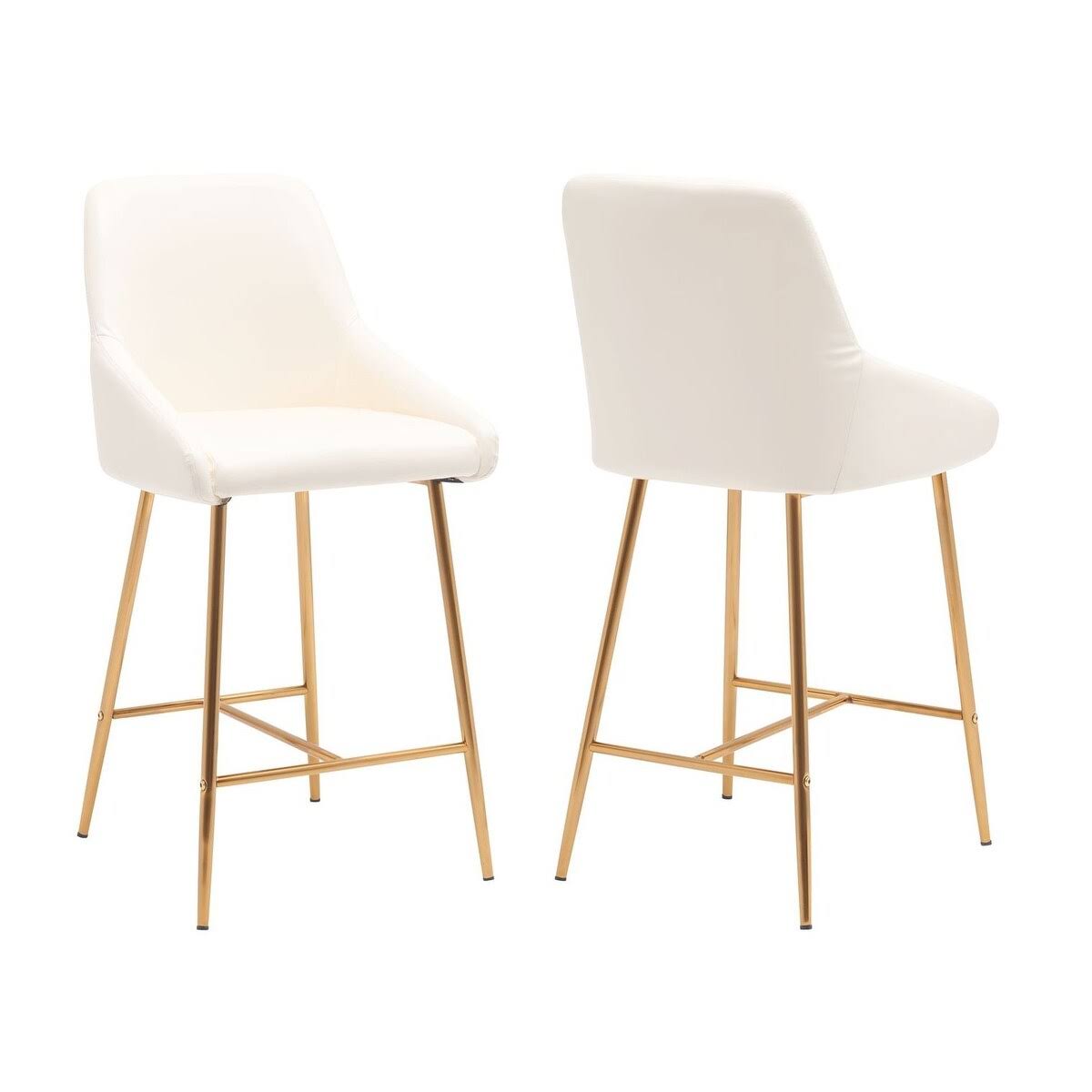 Black Counter Stool Set of 2 U200494