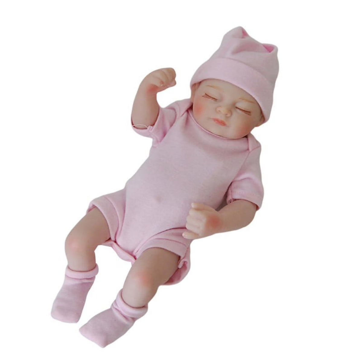 10inch Full Body Silicone Reborn Baby Doll with Clothes & Accessories C487998