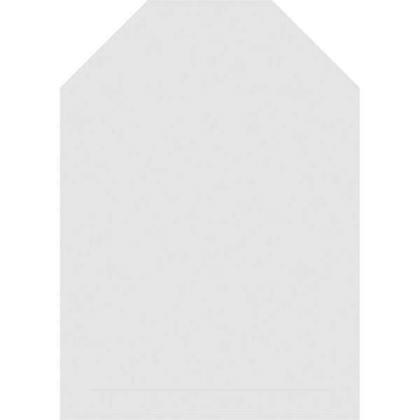 16x22W x 40x22H Octagonal Top Surface Mount PVC Gable Vent Y418859