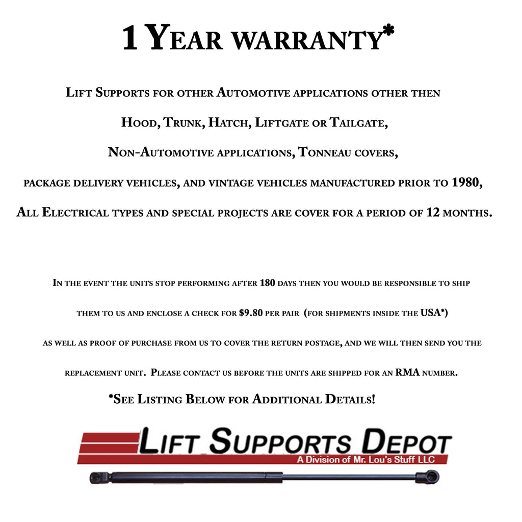 Qty (2) Universal Lift Support J63253