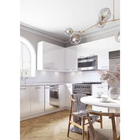 White Gloss Dishwasher End Panel B310167