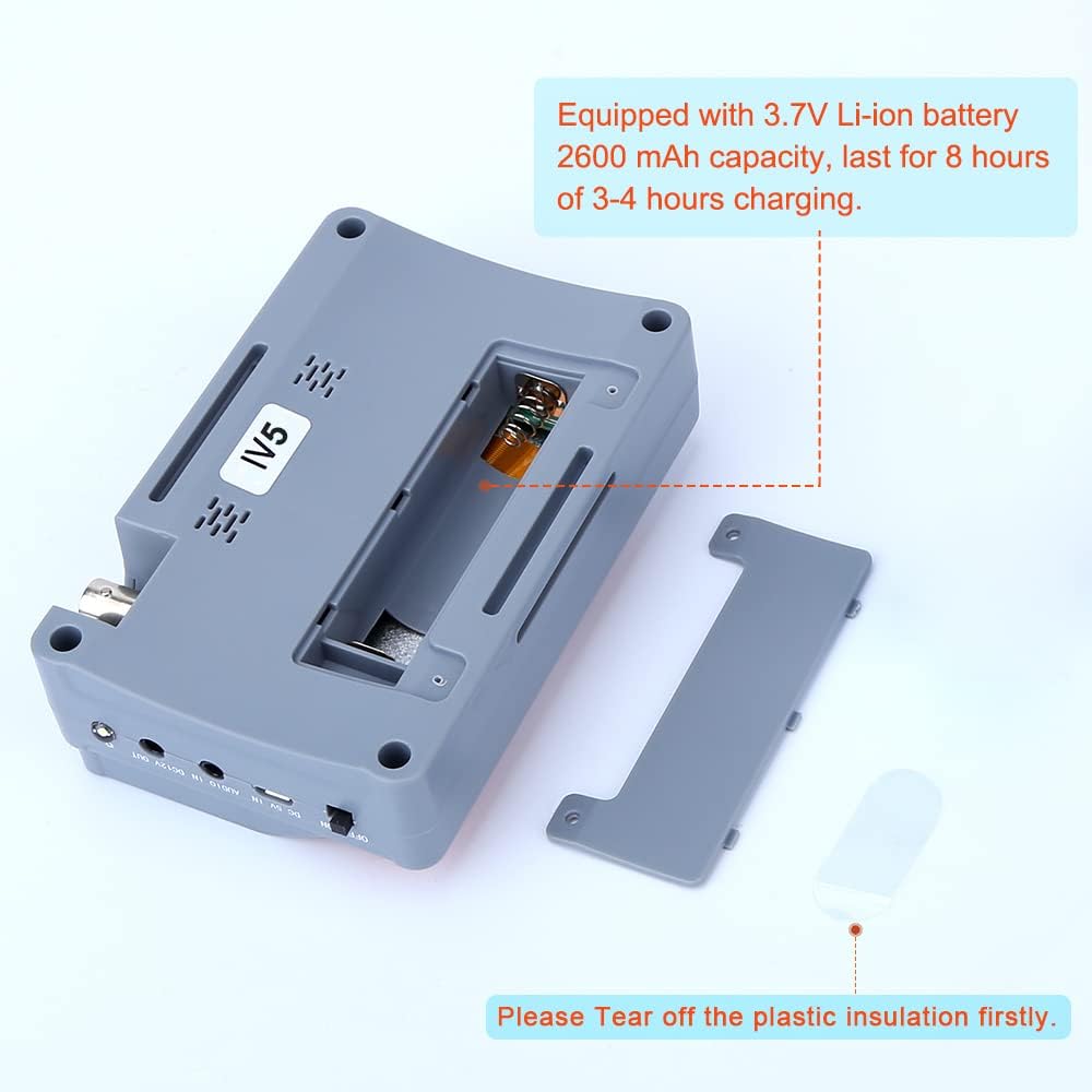 5 Inch 4 in 1 HD 1080P Portable CCTV Tester Monitor V72304