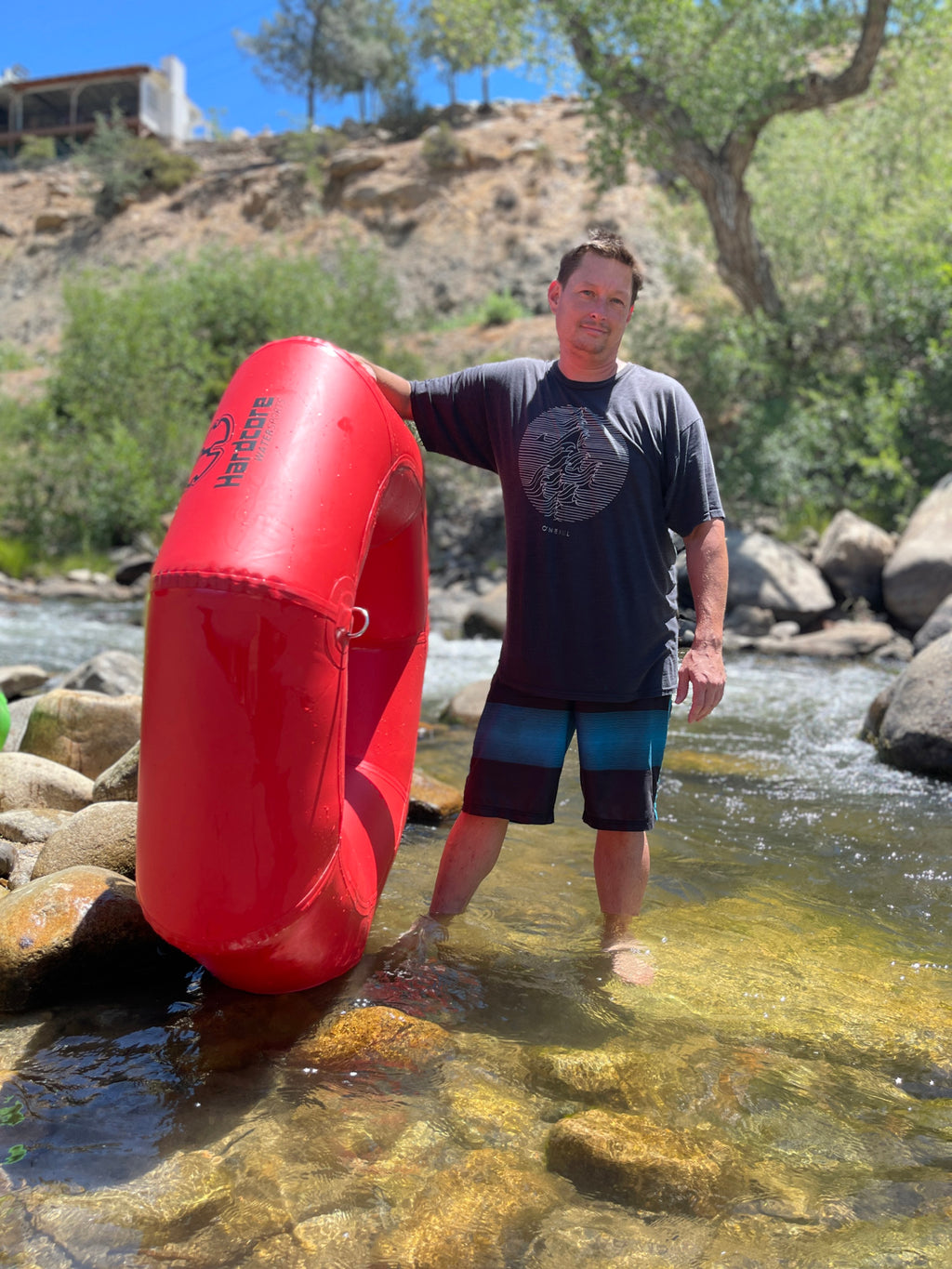Red 50" Whitewater River Tube J870333