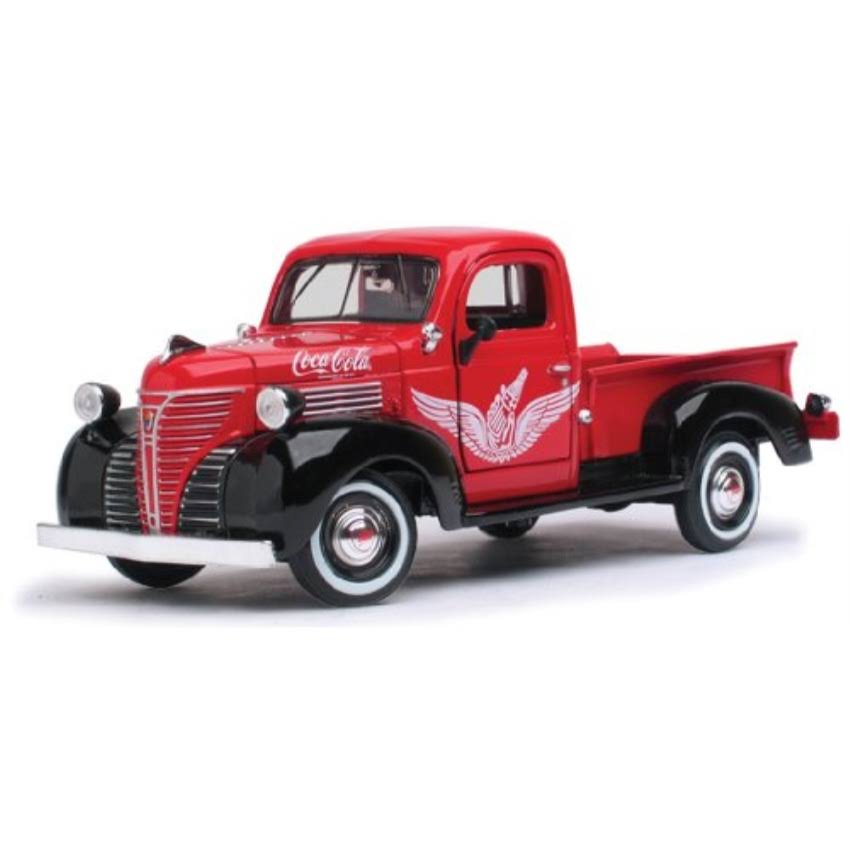 Red Coca Cola Plymouth Pickup Truck (1:24) Q332