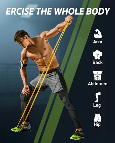 5-Levels Elastic Silicone Resistance Bands Set F474