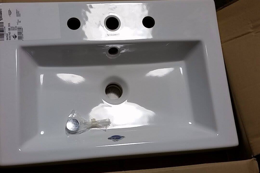 White Alpin Bathroom Sink W976685