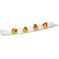 Clear Glass Rectangular Platter, Set of 3 M688863
