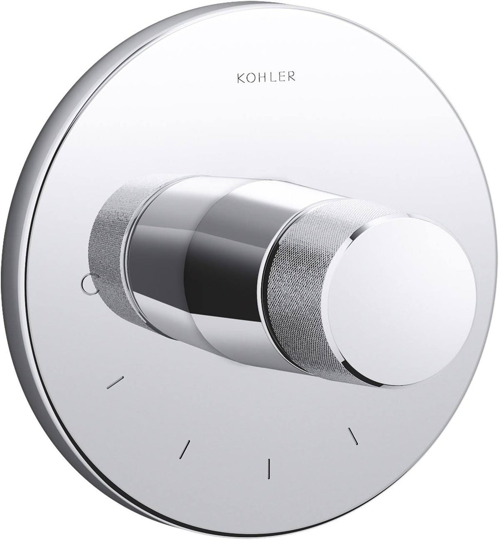 Polished Chrome Thermostatic Valve Trim D3008