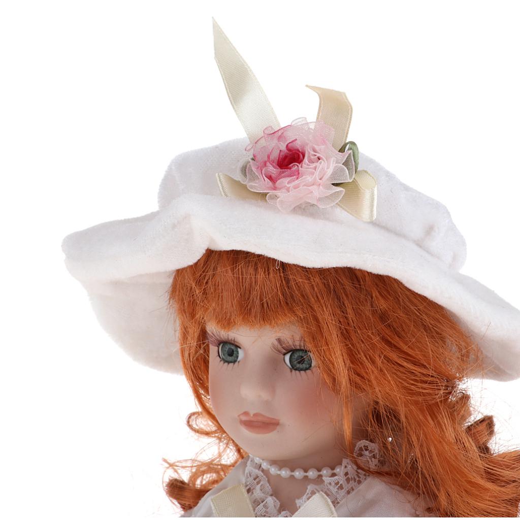 1/6 Scale Porcelain Doll Lady Figures Y960672