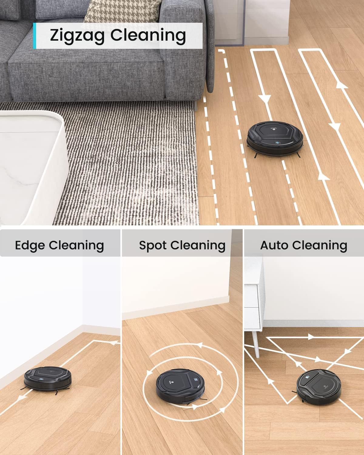 Robot Vacuum Cleaner for Pet Hair, Hard Floor, Low Pile Carpet Z22967