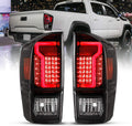 Tail Lights for 2016-2021 Toyota Tacoma, LED Rear Lights Assembly with Turn Signal, Brake Lights/DRL, Clear Lens N426
