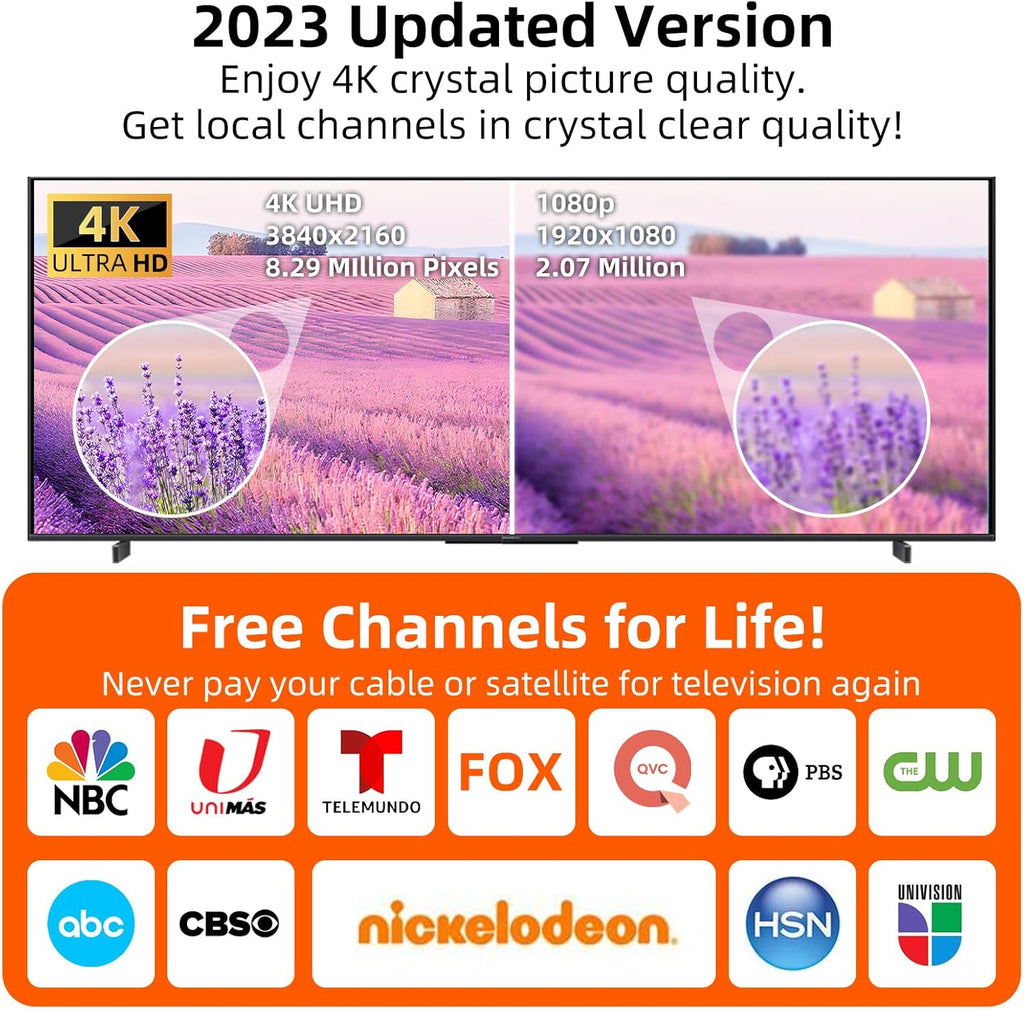 Amplified HDTV Indoor Digital Antenna Long Range TV Antenna C659