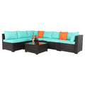 7PCS Rattan Patio Furniture T356981