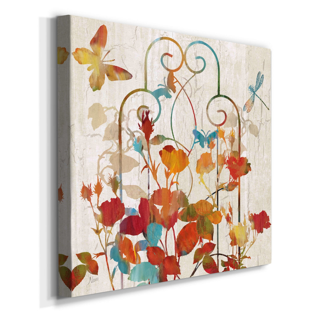 Rainbow Trellis Gallery Wrapped Canvas K402