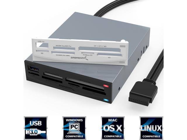 74-in-1 3.5-inch Internal Flash Media Card Reader/Writer P448