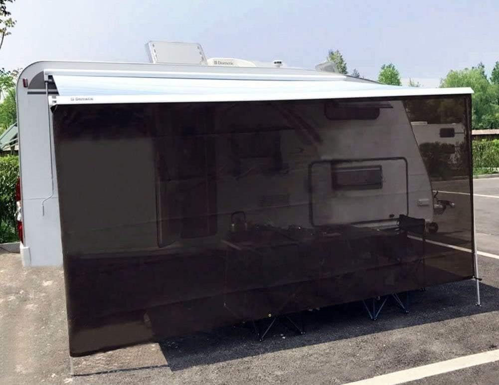 3 Black Mesh RV Awning Sun Shade 9' X 11' Complete Kits O635