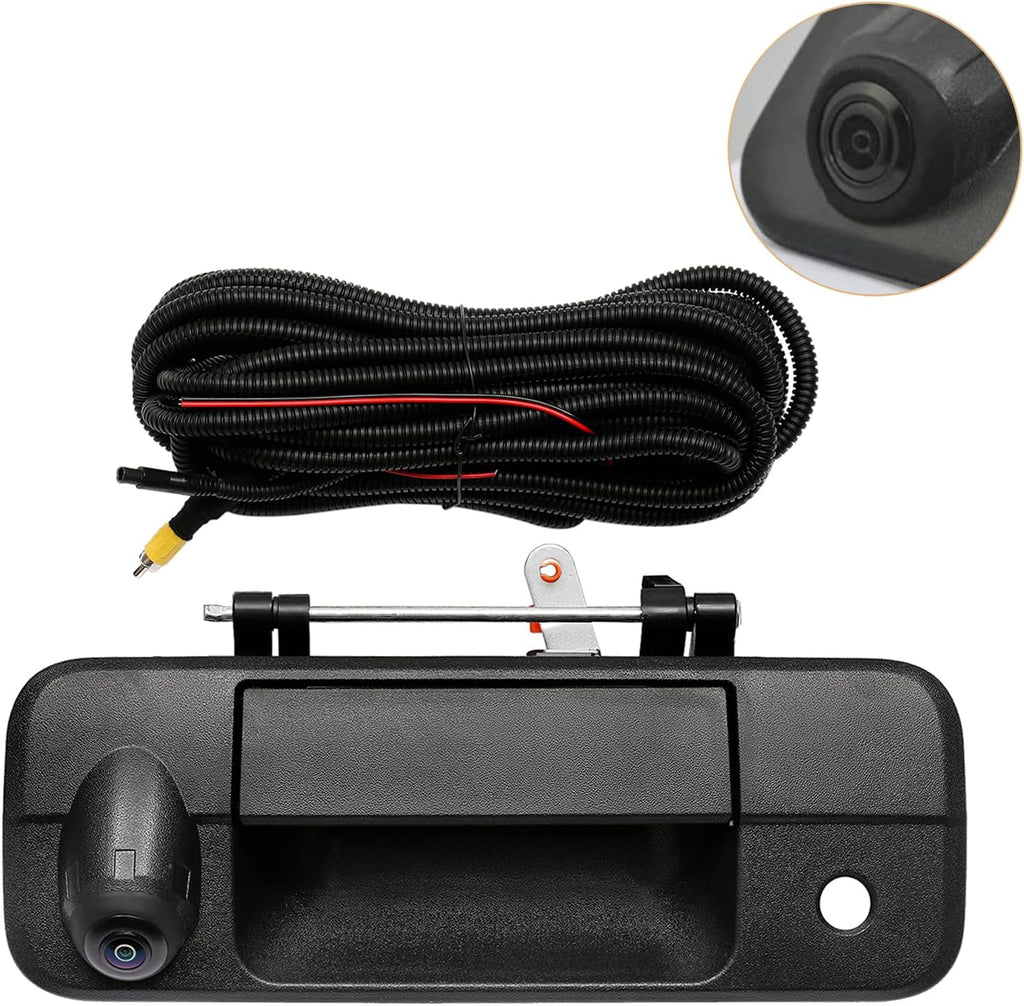 Chrome Backup Camera Tailgate Door Handle with Key-Hole for Toyota Tundra Y271