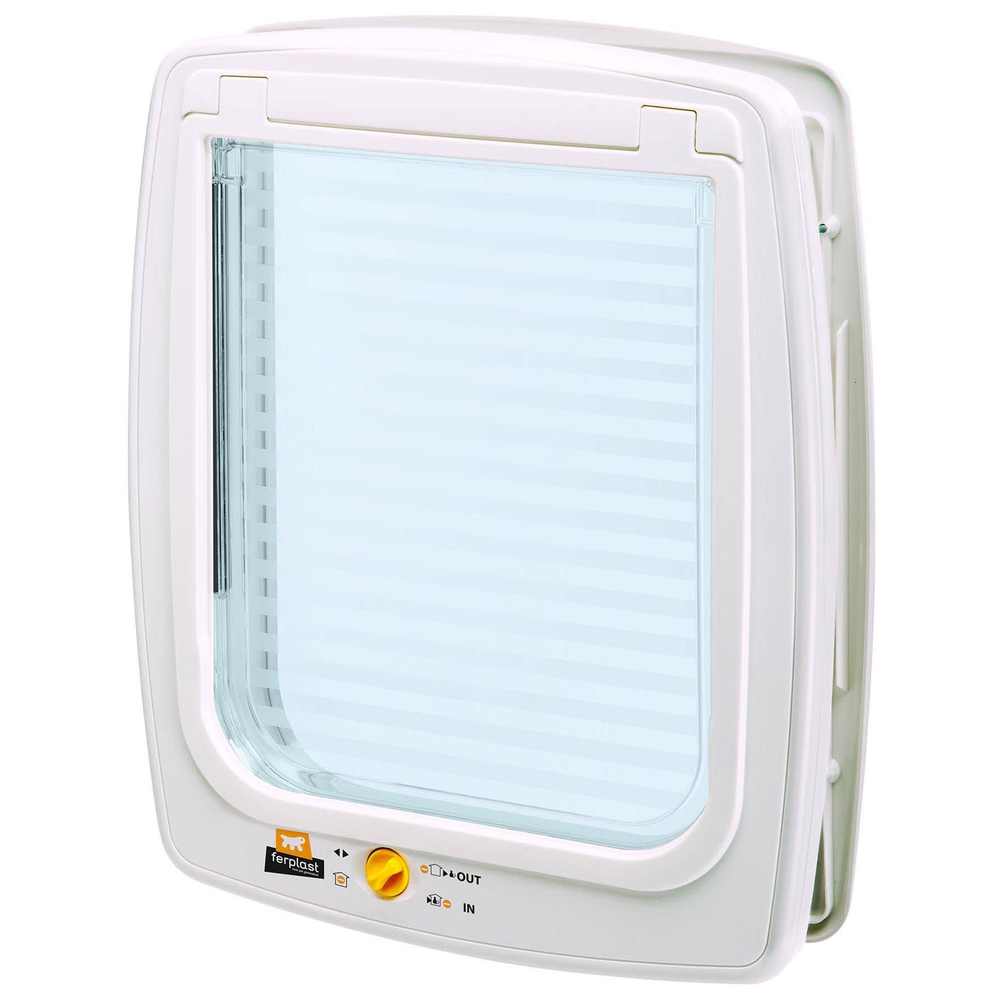 White Cat and Dog Flap Swing 15 Z27757