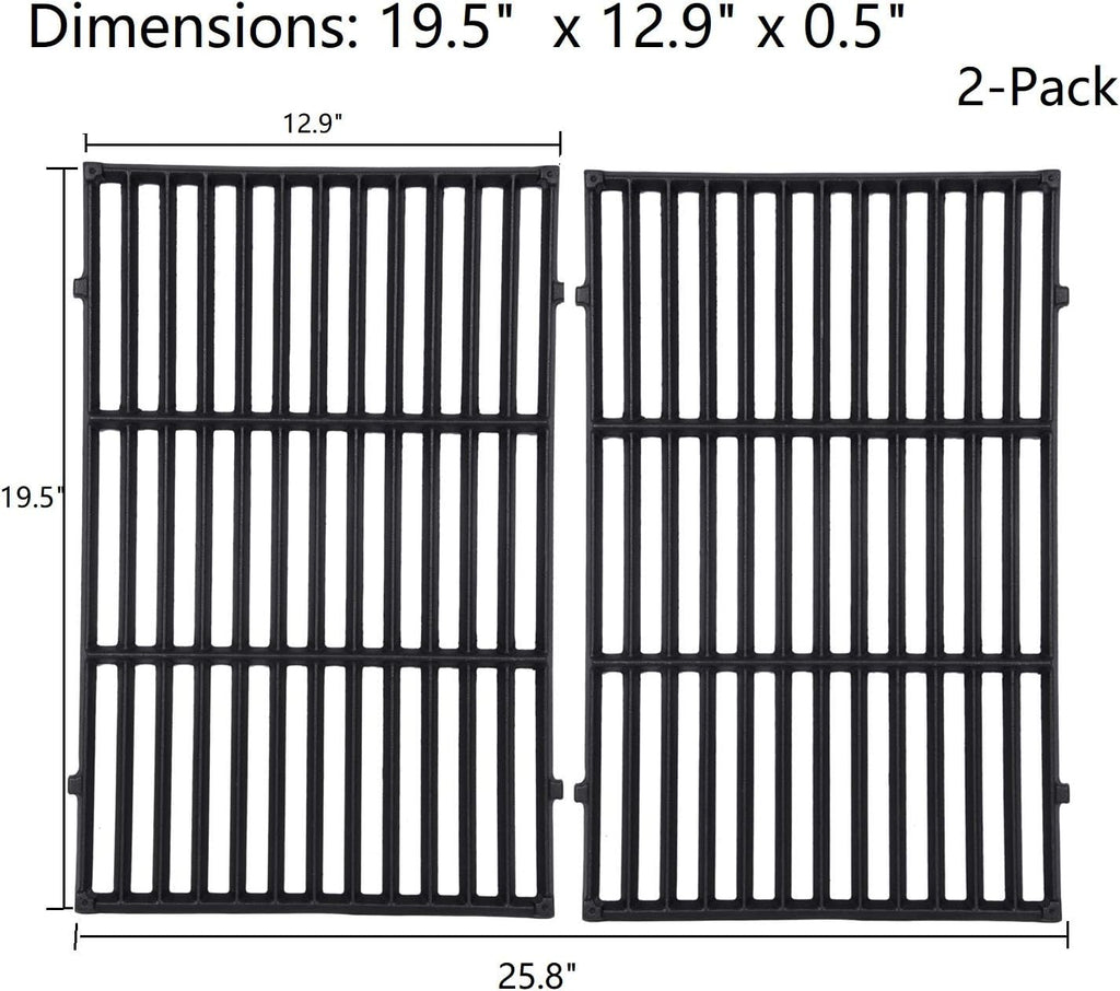 Set of 2 Cast Iron Grill Grates S254533
