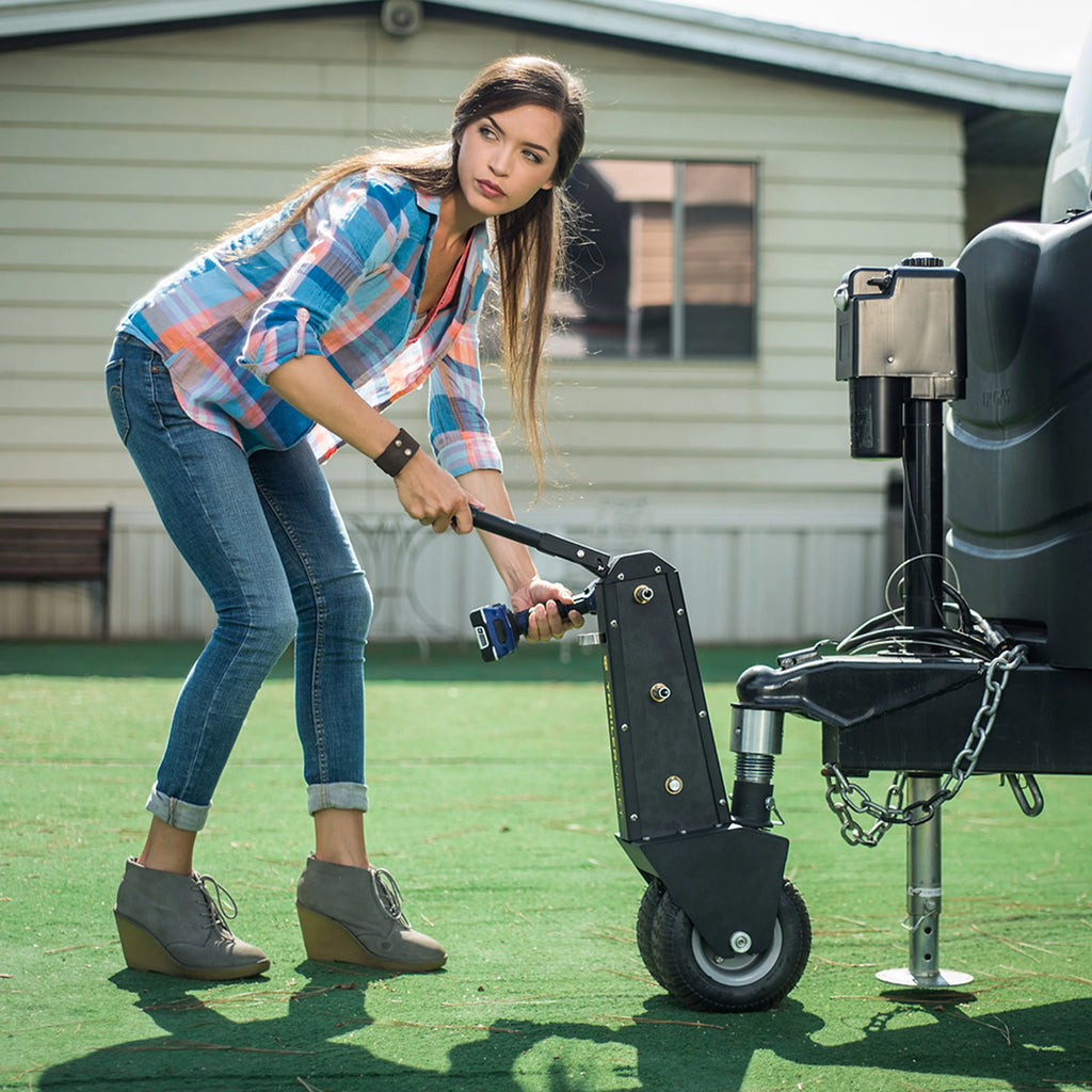 Trailer Dolly with Rubber Tires, 10,000lb Capacity, Steel M944315