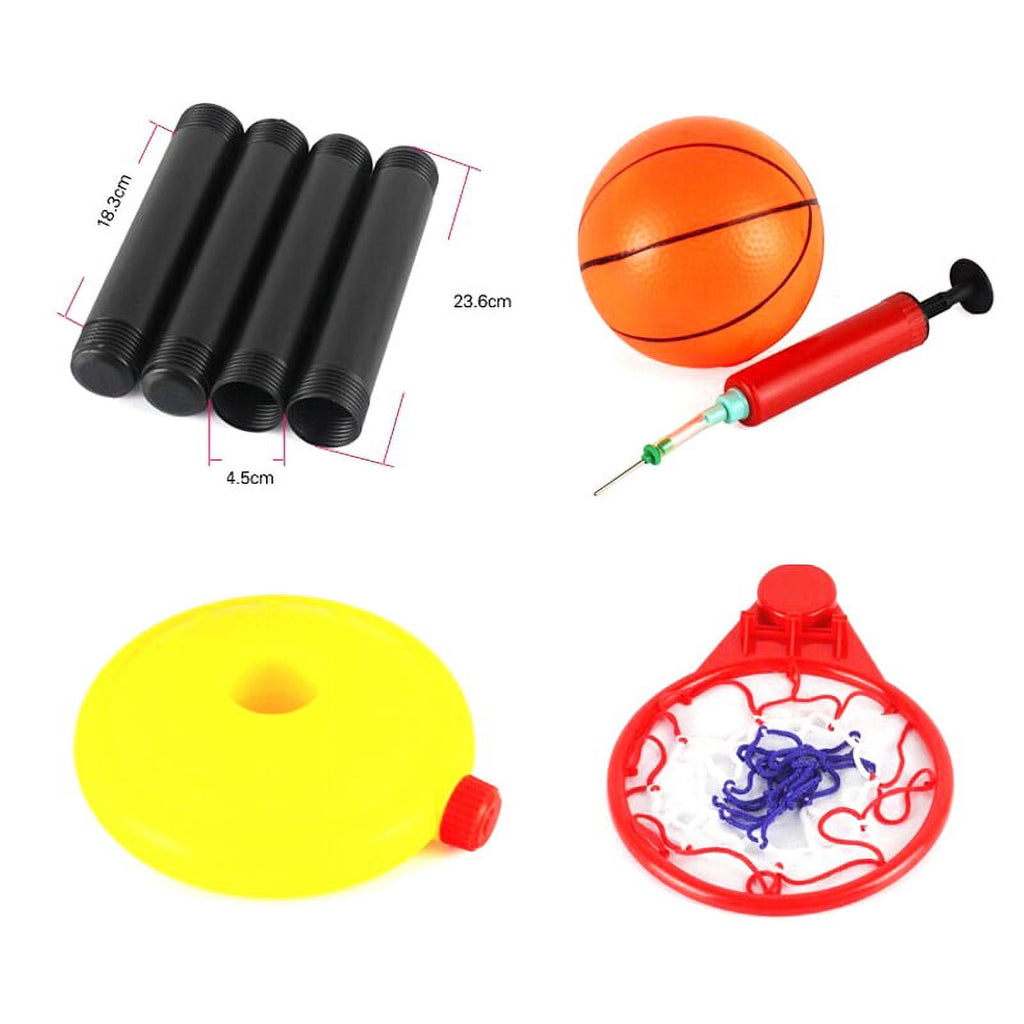 Kids Mini Basketball Stand Set Hoop Backboard Game Toy E71136