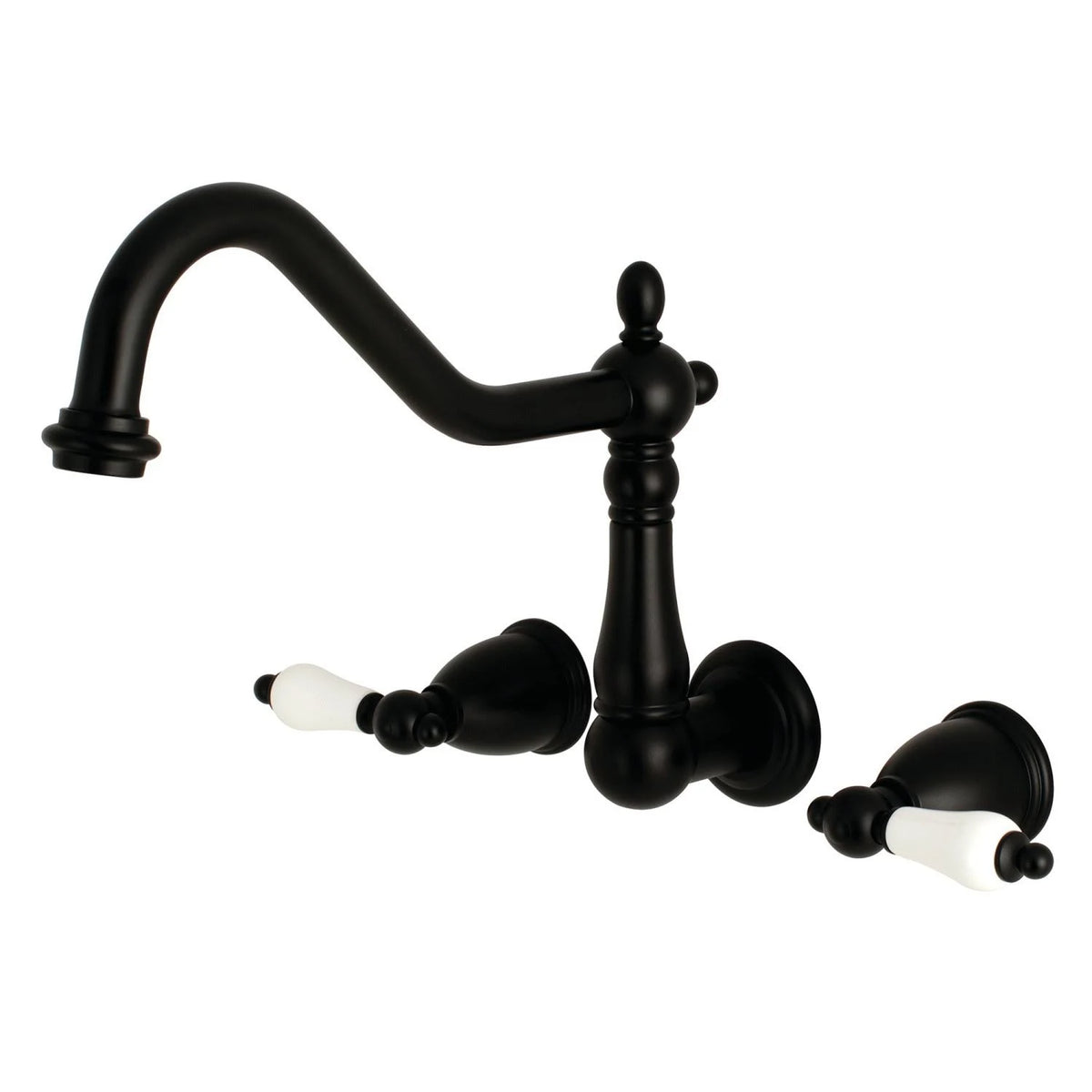 Wall Mount Tub Filler, Matte Black H14373