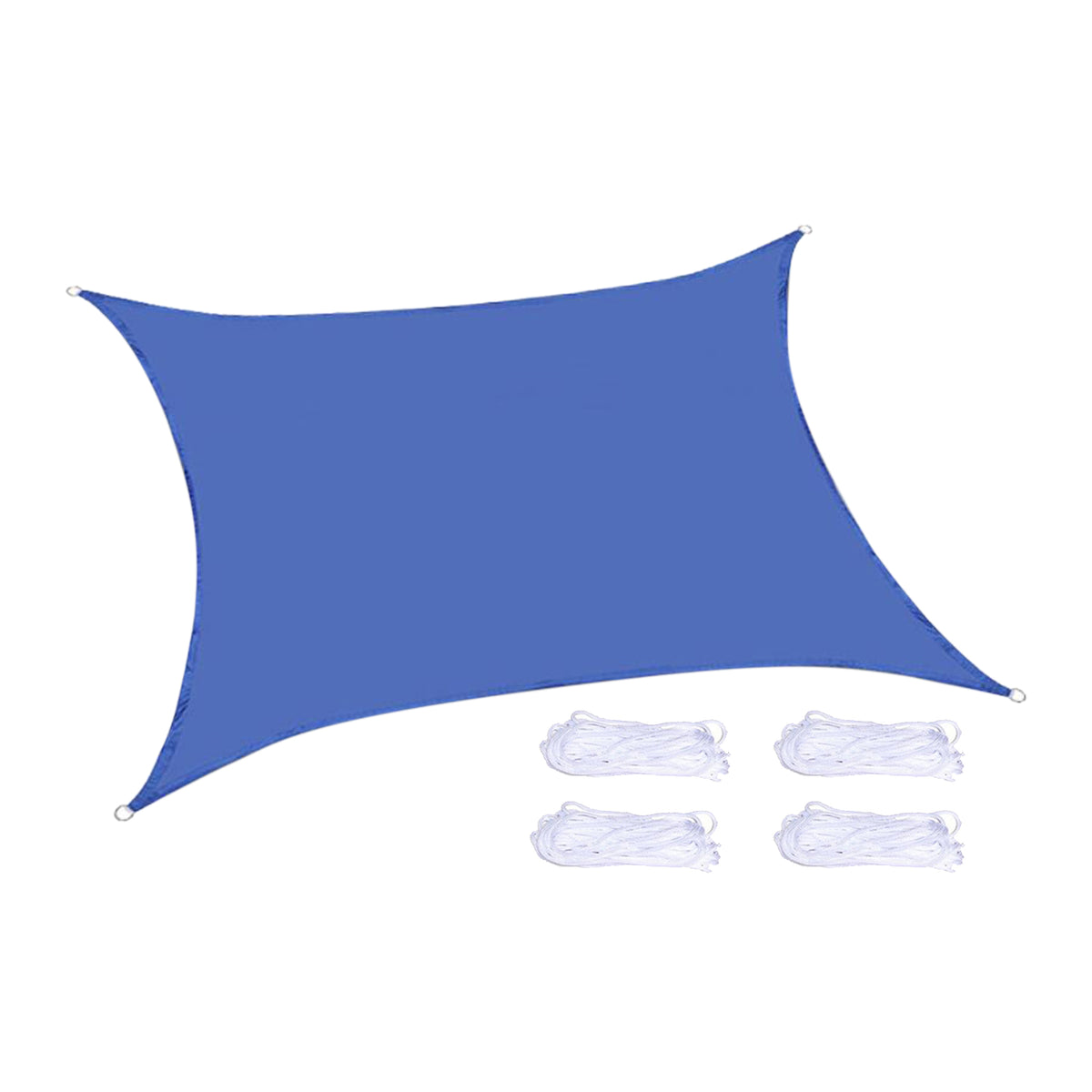 Blue Rectangle Sunscreen Awning Tarp N801