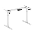 White Adjustable Electric Stand Up Desk Frame J11893