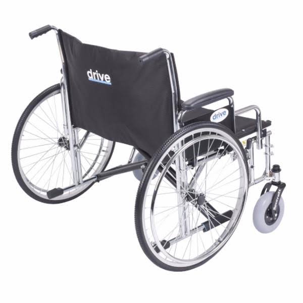 Heavy Duty Extra Wide Wheelchair with Detachable Full Arms K514218