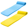 Bahama Blue & Yellow Foam Raft Lounger Pool Floats I44396