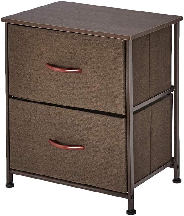 4 Drawers Organizer Unit, Foldable, Vertical Dresser Storage Tower, Dark Grey Q67837