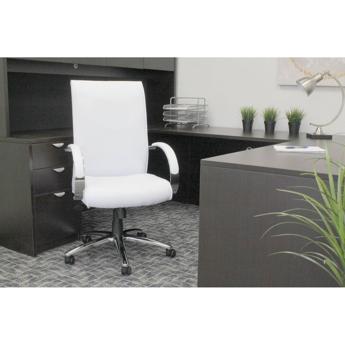 Executive Guest Chair with Metal Chrome K590209
