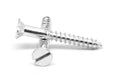 8 x 7/8x22 Slotted Flat Head Wood Screw Zinc Plated Pk 5000 Q8098