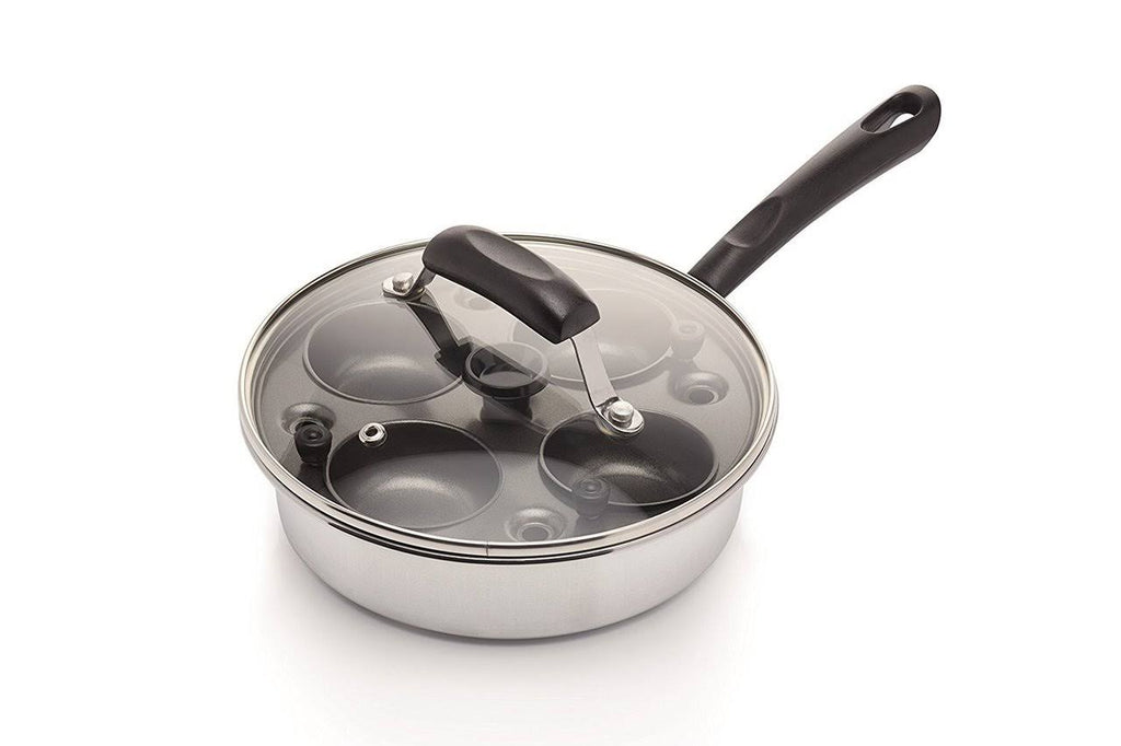 4 Egg Poacher Pan, Carbon Steel, 21 cm T47739