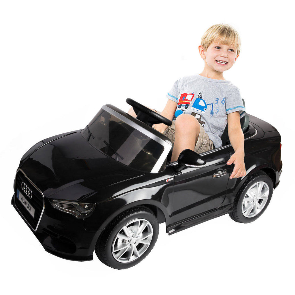12 V Black Kids Ride on Car with RC V9068