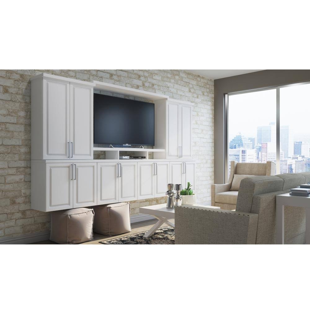White Hampton Base Cabinet E841
