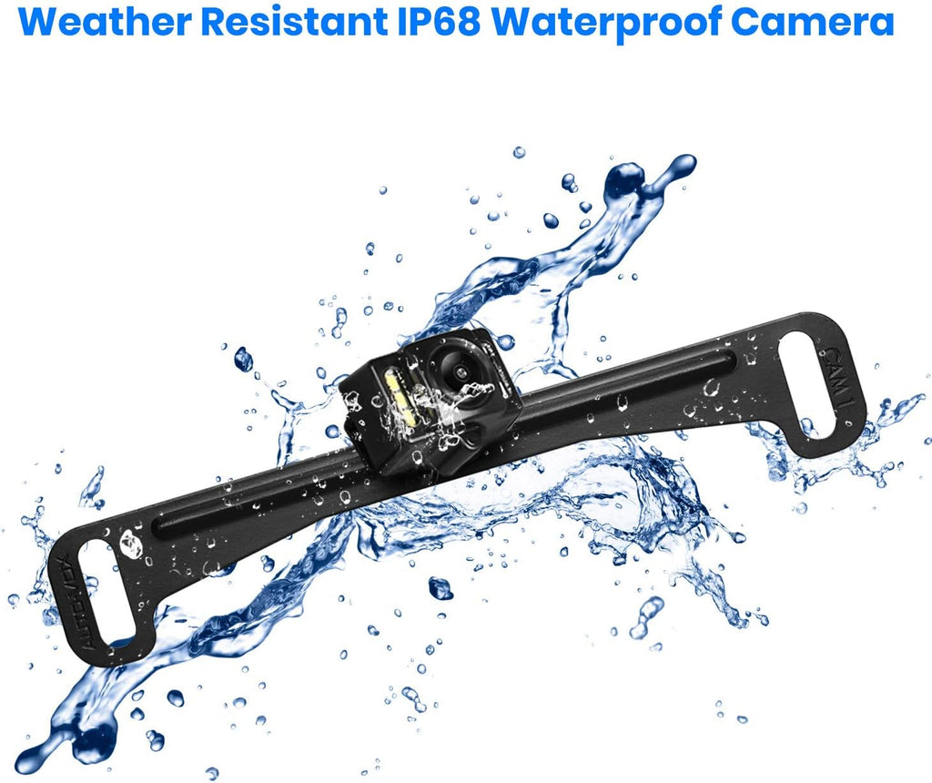 Wireless Backup Camera with Rear View Mirror Monitor J717848