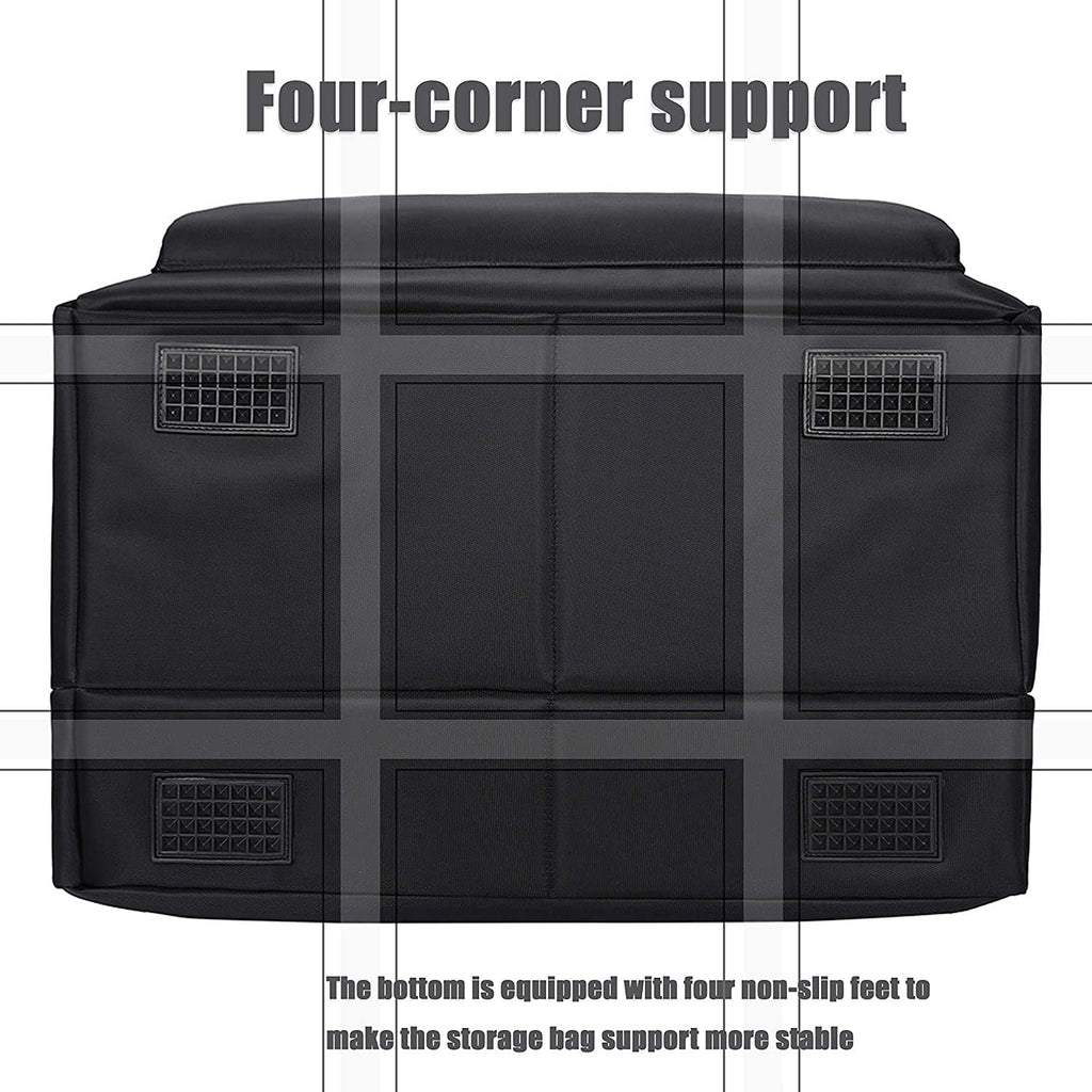 Black Double Layer Desktop Computer Tower Carrying Case T768