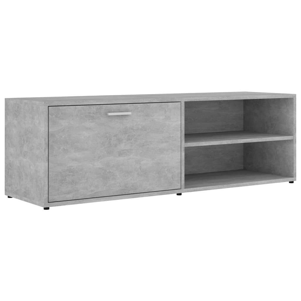 Concrete Gray TV Cabinet Chipboard O9033
