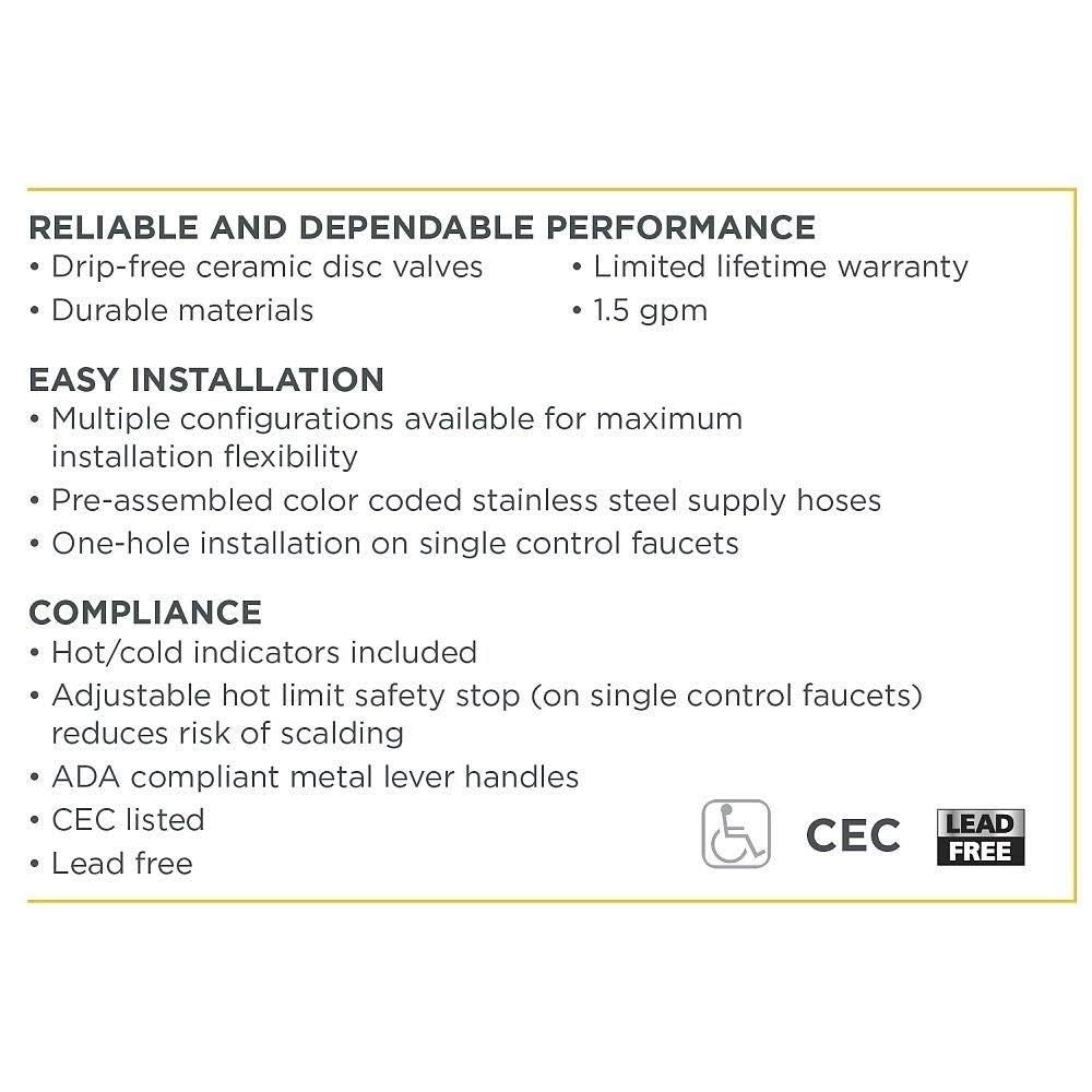 Single-Handle Kitchen Faucet X34208