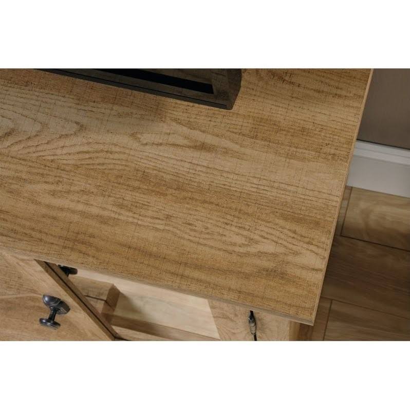 Scribed Oak Entertainment Credenza R252