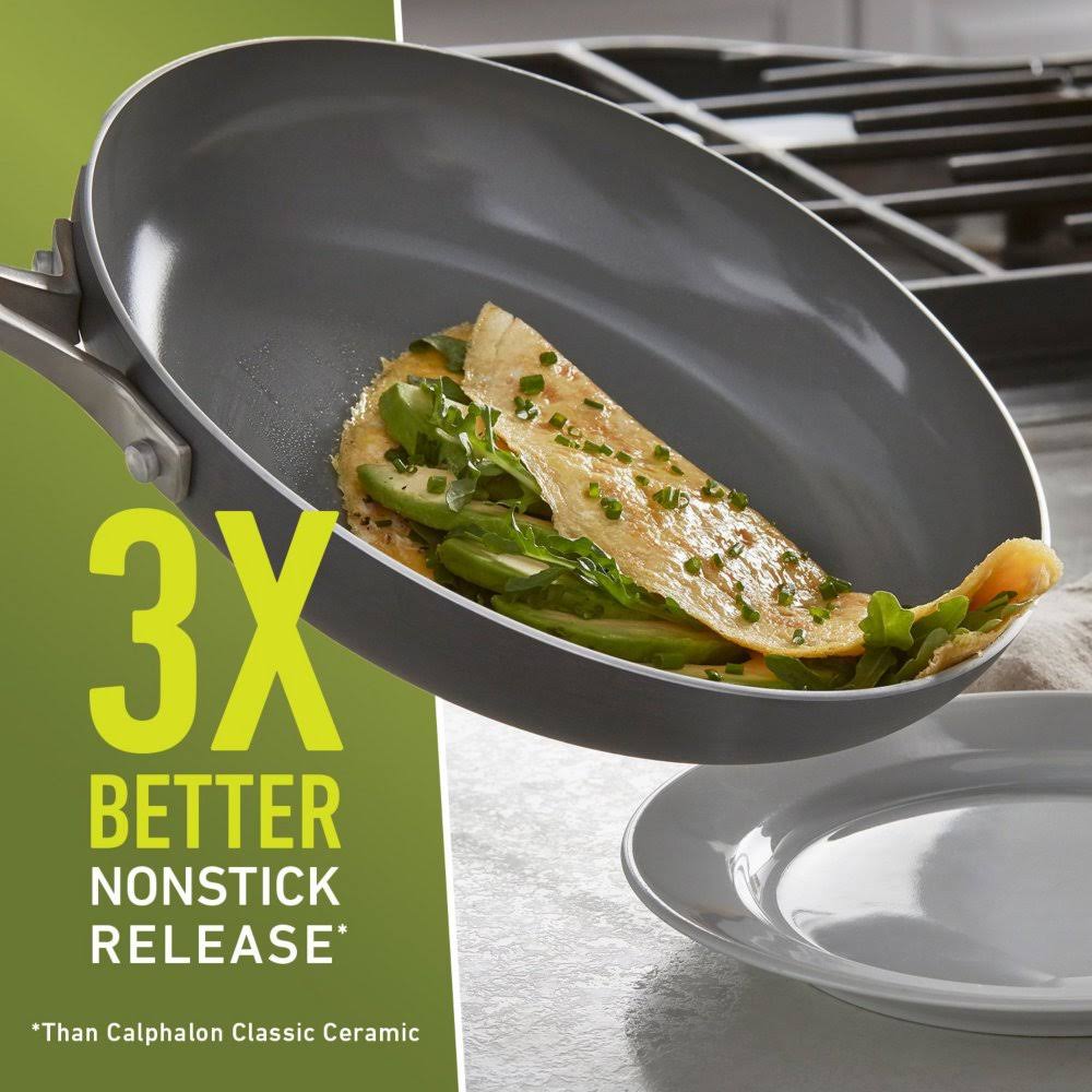 12-Inch Ceramic Fry Pan with Cover N9160