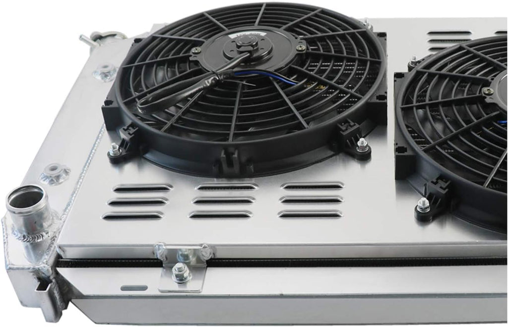 3 Row Core Radiator with Shroud and 2 x 12'' Fan J9105