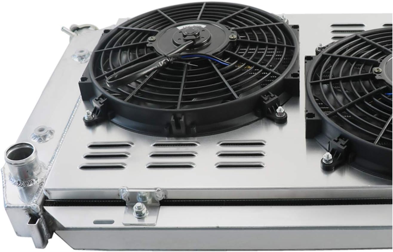 3 Row Core Radiator with Shroud and 2 x 12'' Fan J9105