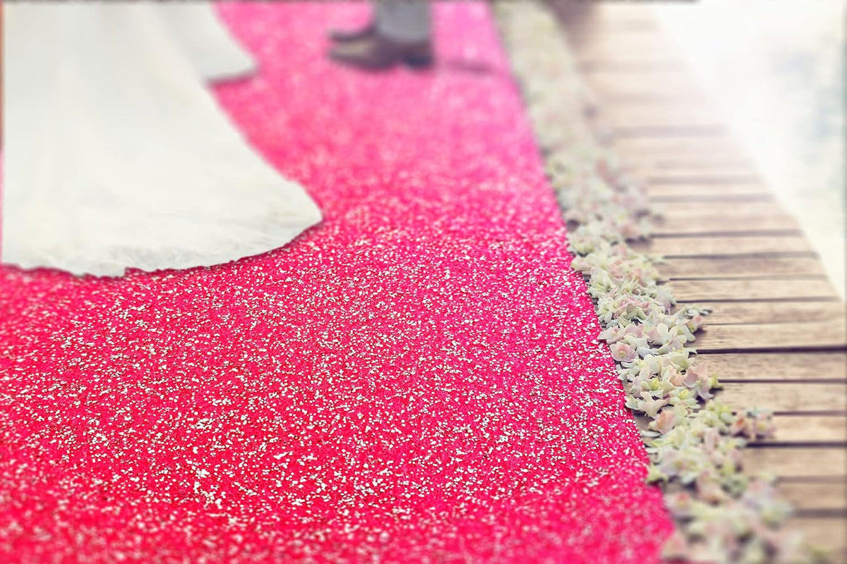 Grey and Silver Glitter Carpet Aisle Runner R195
