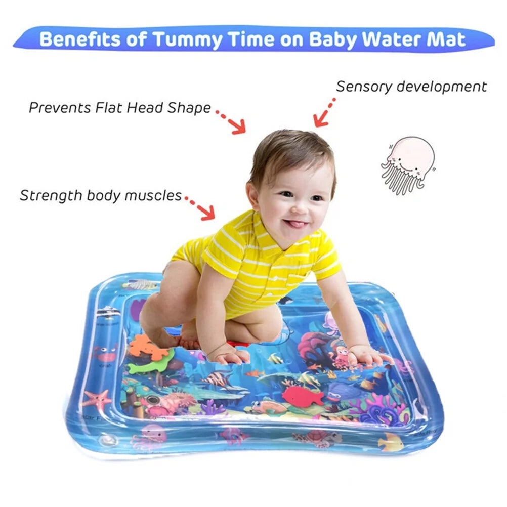 Sky Blue Inflatable Baby Activity Pad A342047